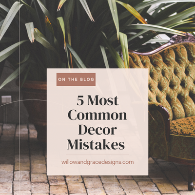 Common Decor Mistakes 